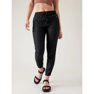 Athleta Cabo Linen Jogger Pant